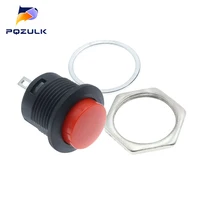 6PCS Momentary Push Button Switch 16mm Momentary 6A/125VAC 3A/250VAC Round Switches R13-507 BLACK RED GREEN WHITE BLUE YELLOW - Image 4