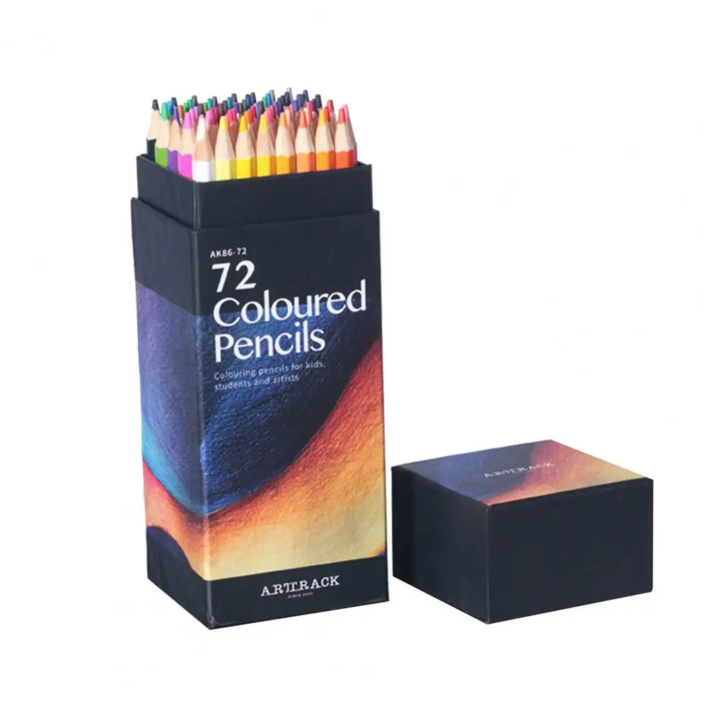 72 Pastel Colors Oil Color Pencils Professional Drawing Colored