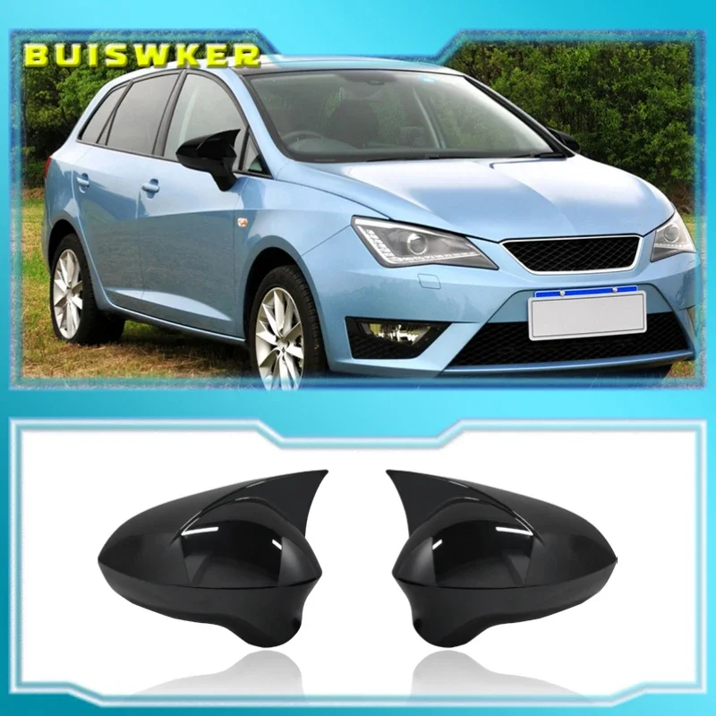 

2 шт., крышки для боковых зеркал для Seat LEON 1P IBIZA 6J EXEO 3R