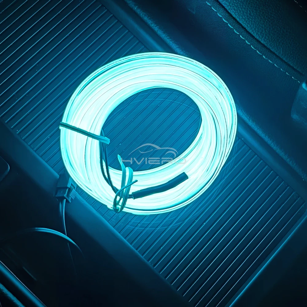 รูปสินค้า สายไฟ LED ยืดหยุ่นตกแต่งภายในรถอัตโนมัติ USB