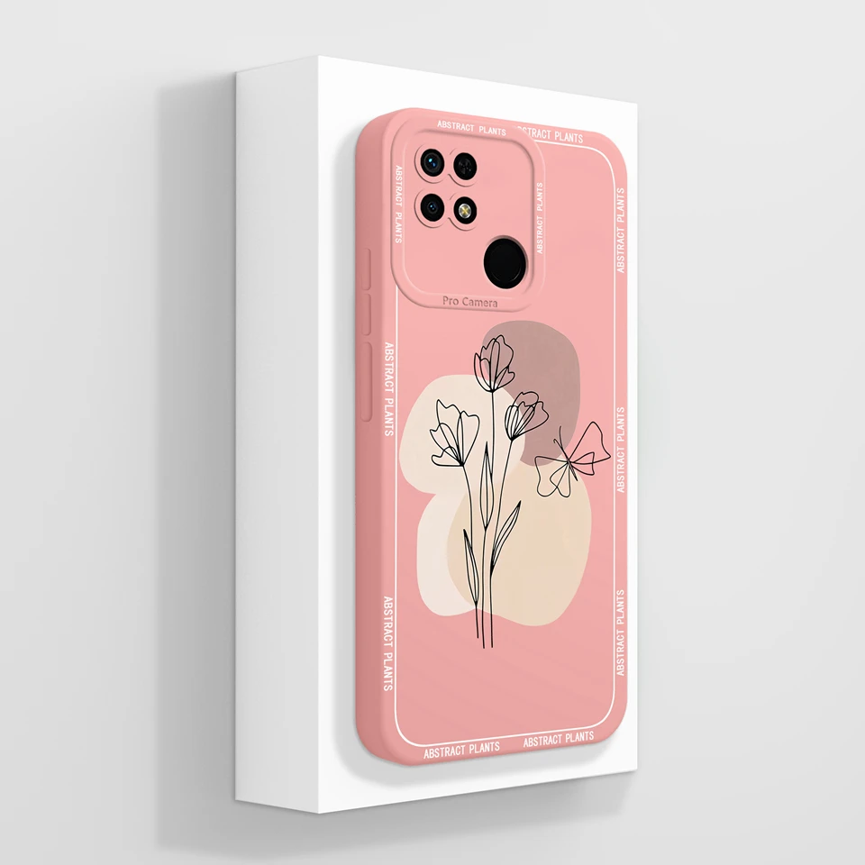 Love Heart Flower Liquid Shockproof Soft Back Cover - Durable & High Quality Case