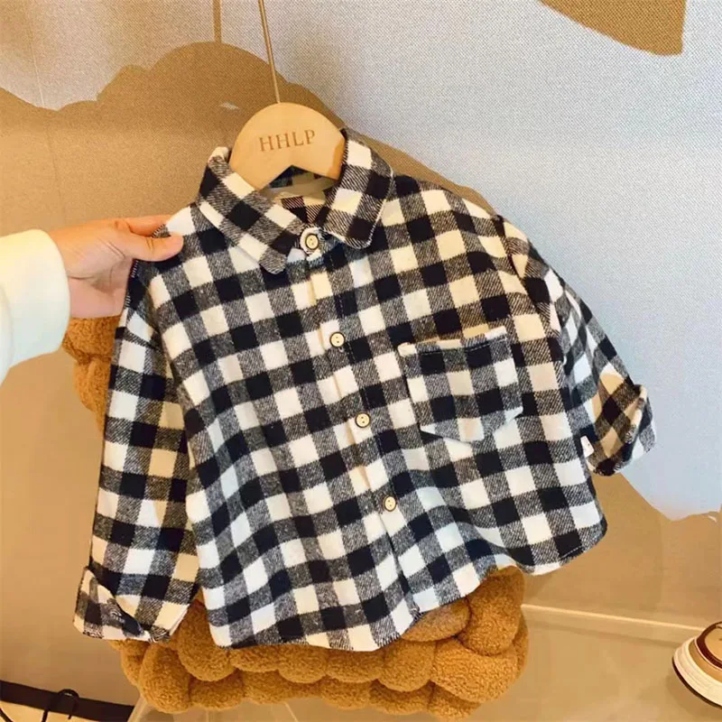 Kids Plaid Button-Up Shirt 2