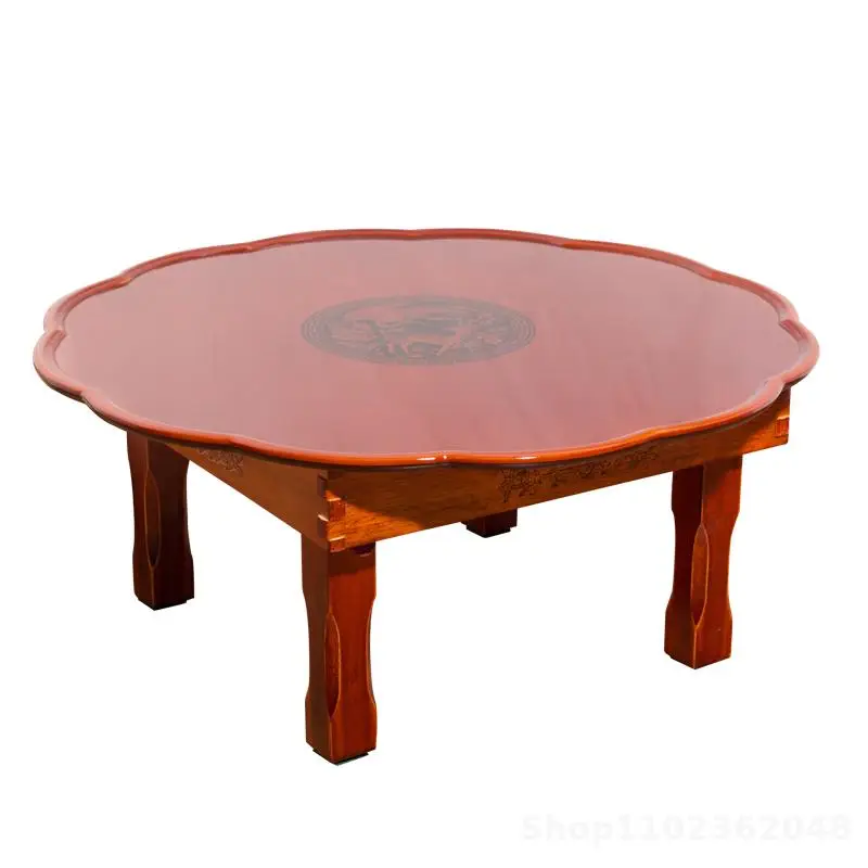 Multi Functional Folding Korean Table Round For Coffee Tea Dining