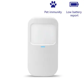 무선 PIR 적외선 모션 센서 감지기 스마트 홈 보안 경보 시스템에 대 한 플래시 Led 빛으로 433MHz eV1527