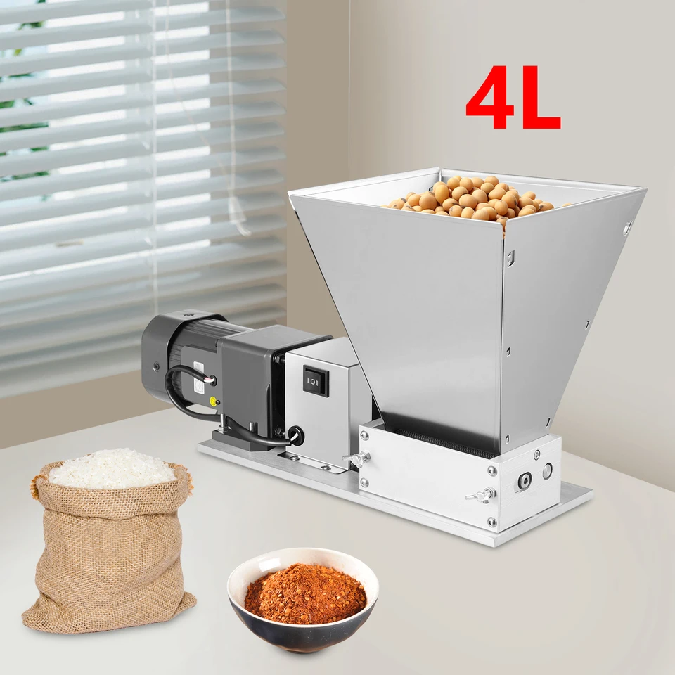 Electric Grain Crusher Stainless Steel Grinding Machine