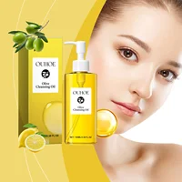 OUHOE Olive Makeup Remover Oil, Gently Moisturizing and Skin Cleansing Facial and Lip Olive Makeup Remover Oil Cleaning Tools 1