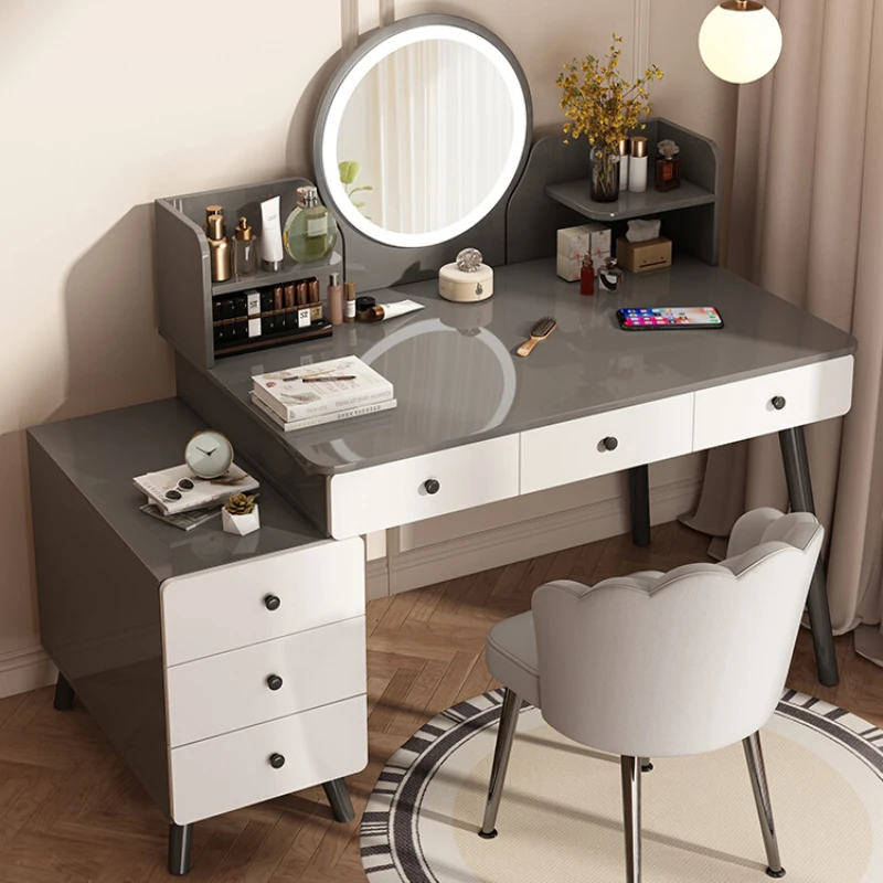 

Современные скандинавские раздвижные шкафы для детской комнаты, корейский прикроватный столик, маленькие шкафы, серый пентеadeira, Camarim, мебель для гостиной