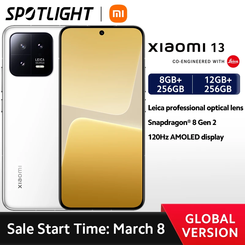 Xiaomi 13 グローバル版 【8+256GB】+50Wワイヤレス充電器-