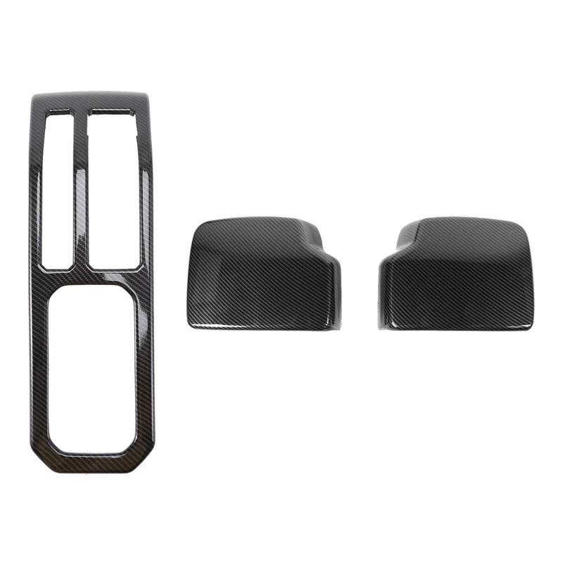 

Углеродное волокно центральное управление держатель стакана воды крышка Tirm с 2 шт автомобиля углеродное волокно крышка зеркала заднего вида