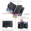 Baellerry New Men RFID Wallets Name Engraving Big Capacity Credit Card Holder Male Purse Quality Card Clip Men's Popup Wallet 5