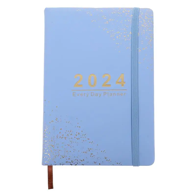 2024 Agenda Book Yearly Notebook Monthly Planner Schedule Notepad Portable Paper Schedule Delicate Daily Planning Notebook 2024 desk calendar students month table decor portable delicate mini office daily