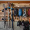 Ski & Snowboard Wall Rack Ski Storage Rack Winter Gear Organizer Ski/snowboard Display for Home Garage Organization Snowboard 1