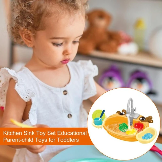 Kitchen Sink Toys With Running Water Educational Funny Gifts For Girls And  Boys Food Role Playing Simulation Kitchen Toys Suit - AliExpress