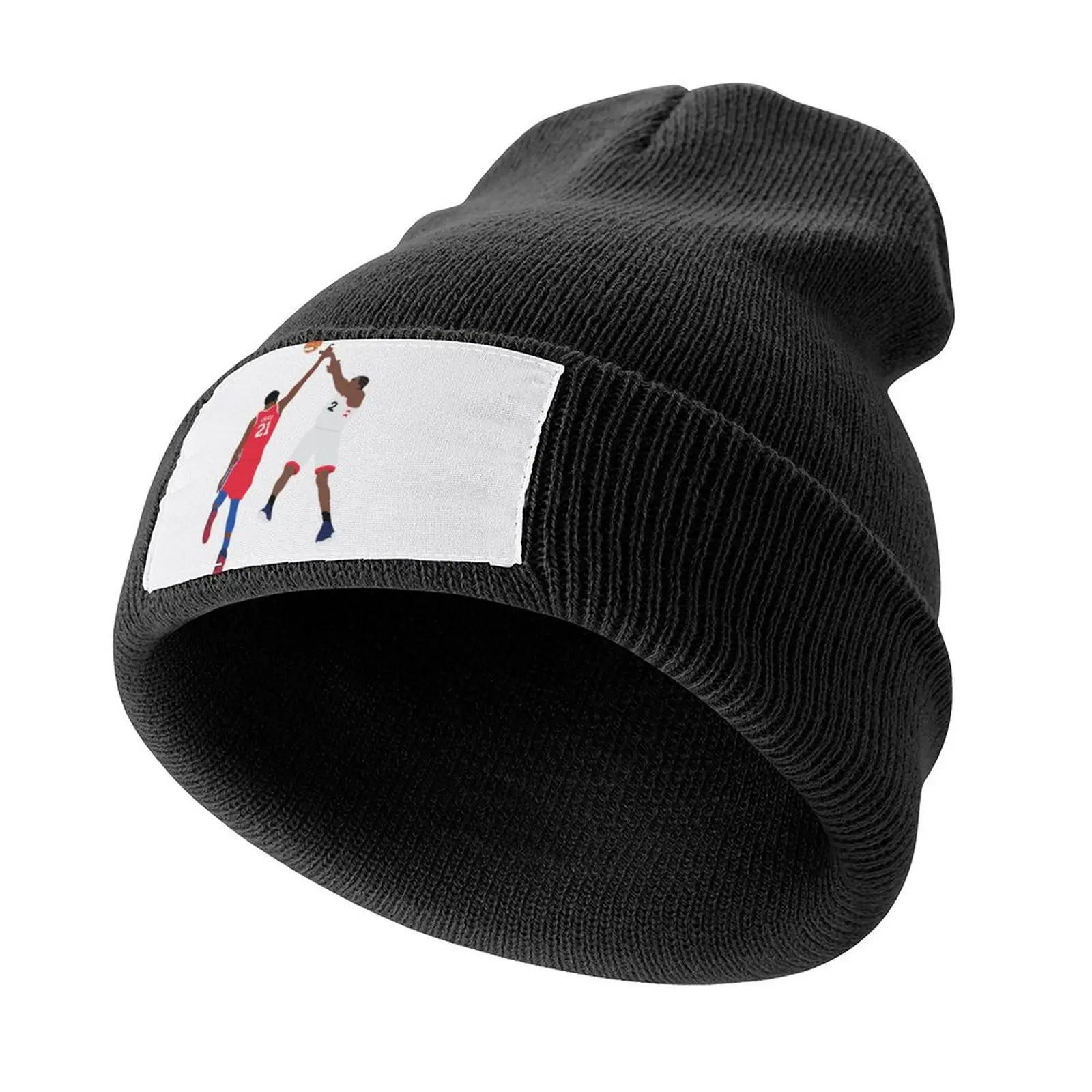 

Kawhi Buzzer Beater Sticker Knitted Cap Bobble Hat New In The Hat Cosplay Hat Man For The Sun Men's Cap Women's