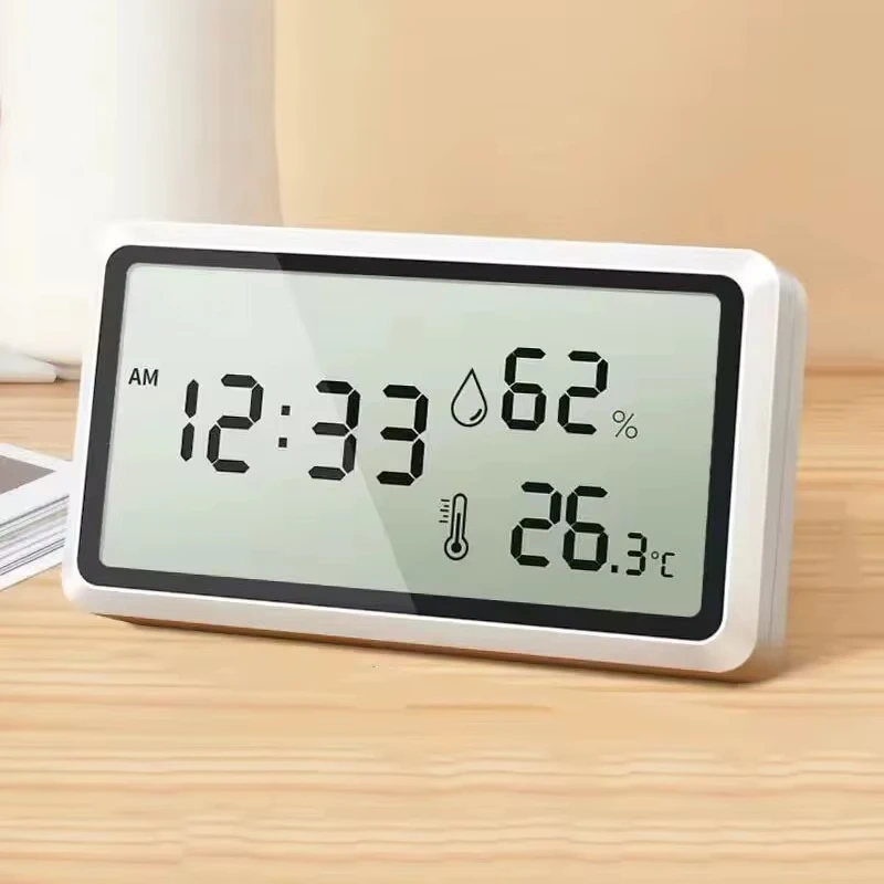 High-Precision Indoor Thermometer Hygrometer with Weather Station & Clock
