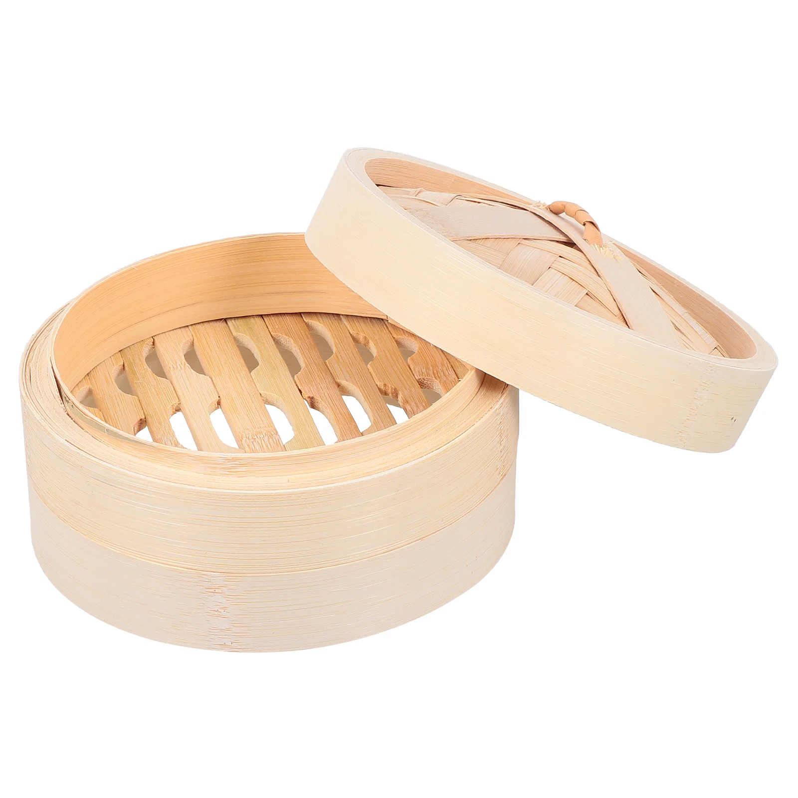 

1 Set Chinese Bamboo Steamer Bamboo Food Steamer with Lid Kitchen Cooking Tool