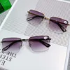 Gradient Finished Myopia Glasses New Trend Square Blue Light Blocking Eyewear Unisex Luxury Frame Near Sight Diopter Eyeglasses 4