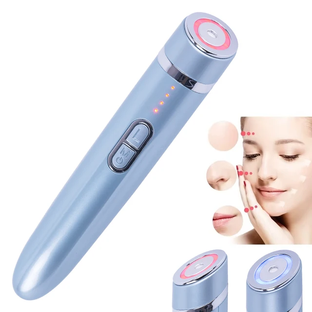 Eye Massager Dark Circles Puffiness Wrinkle Removal Hot Cold Microcurrent Mode Collagen Boosting Eye Fatigue ReliefAntiAgingTool
