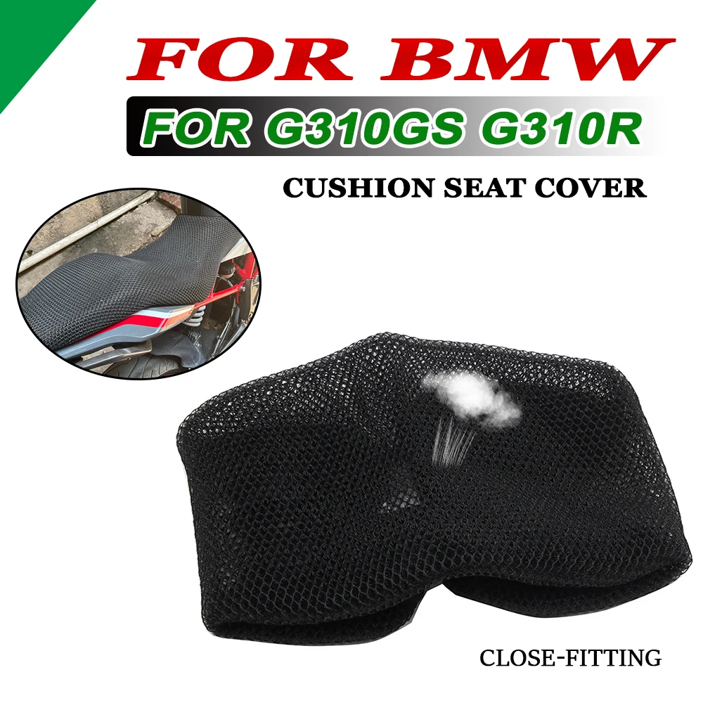 

Motorcycle Seat Cover 3D Mesh Anti slip Protector Insulation Breathable Cushion Cover For BMW G310GS G310R G 310 G310 GS 310R