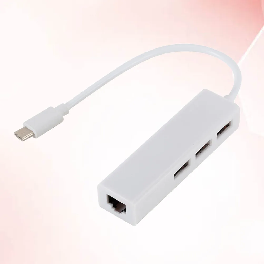 전문가용 C형-RJ45 네트워크 어댑터(3개의 USB 포트 포함) USB3.1 10Gbps 20Gbps 양방향 전송 100W PD 지원