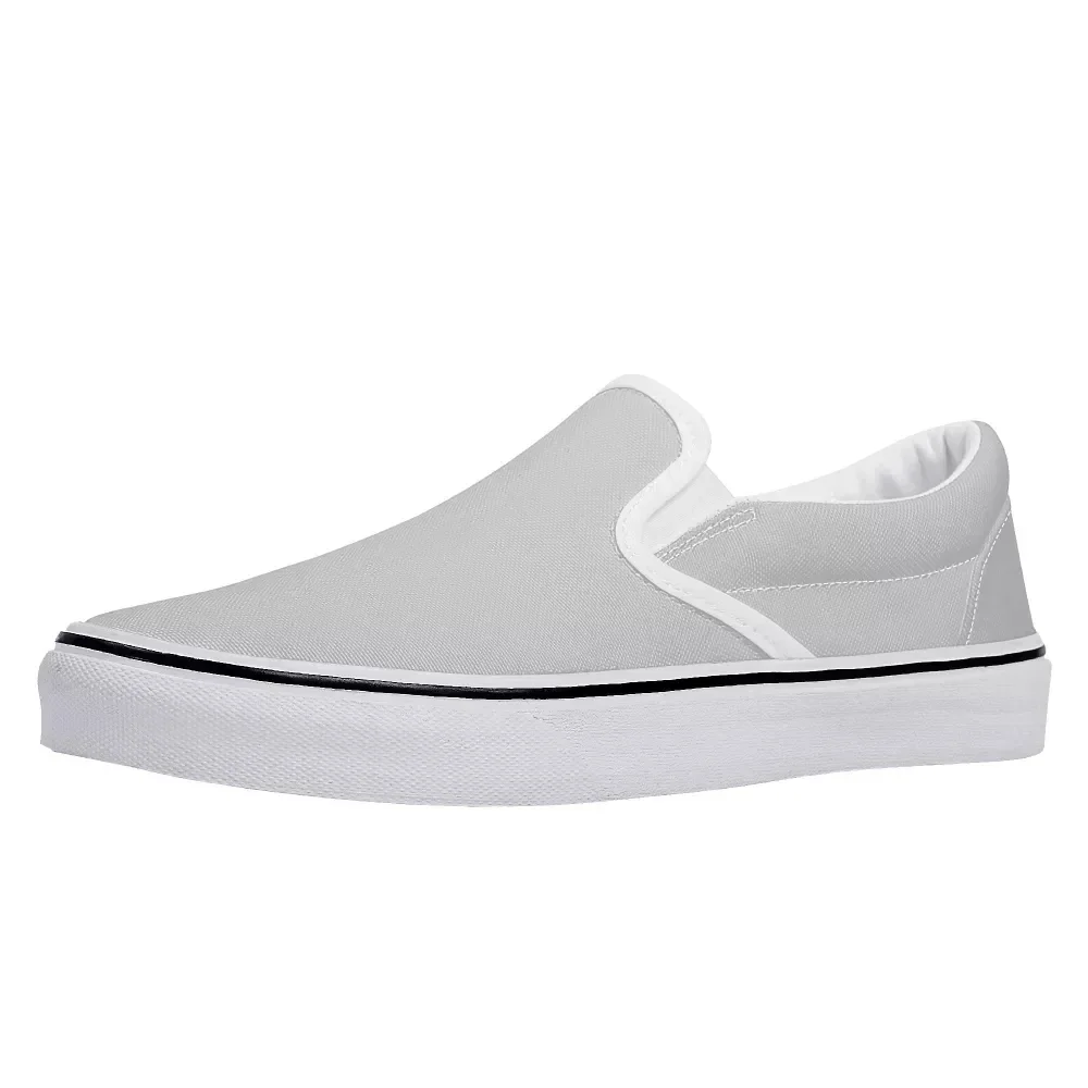 New Custom Slip On Shoes Fashion Comfortable DIY Graphic Sneakers Simple High Quality Solid Color Casual Flat 36-45 Dropshipping