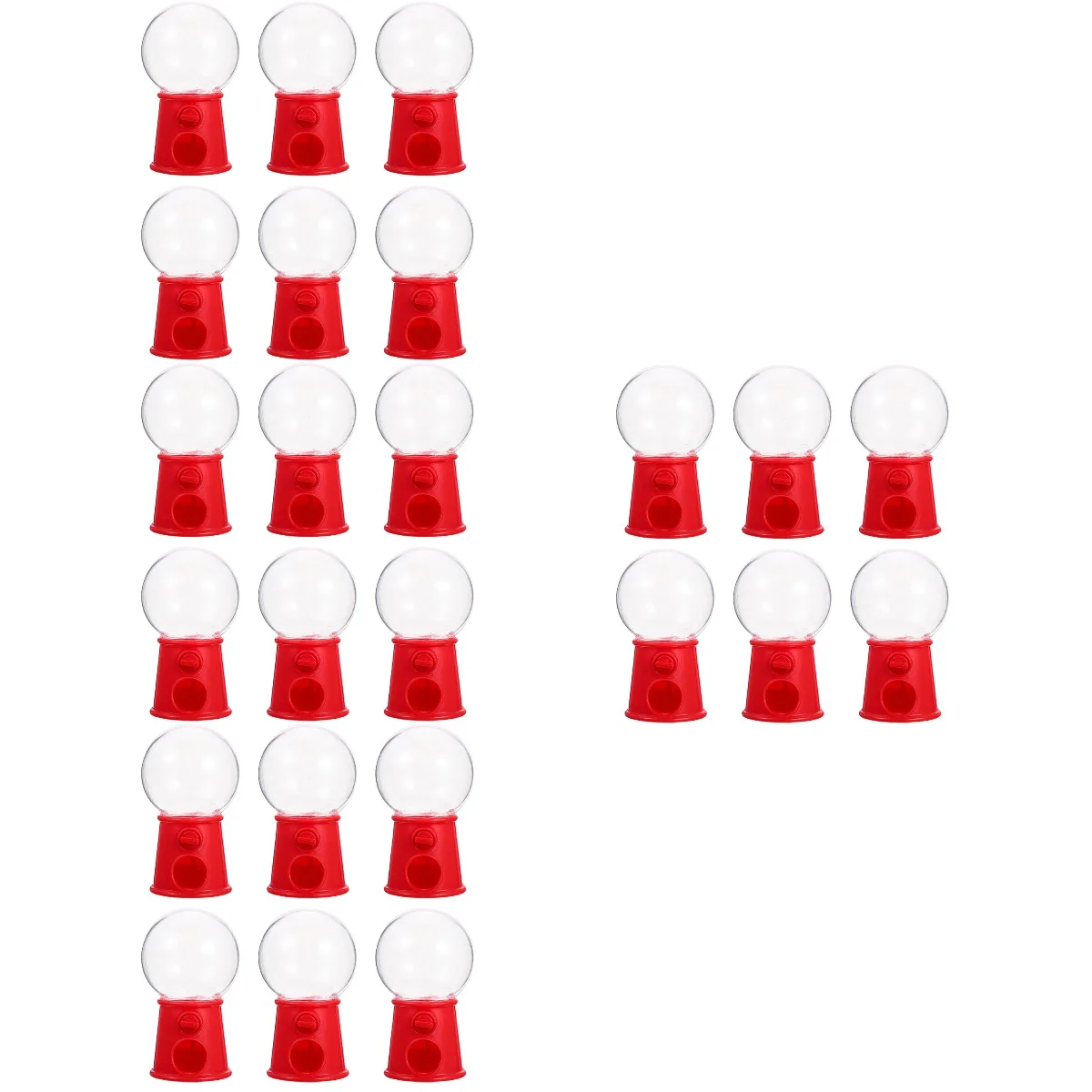 

24 Pcs Mini Machine Candy Kids Toy Twisting Gumball Vending Small Gumballs Machines