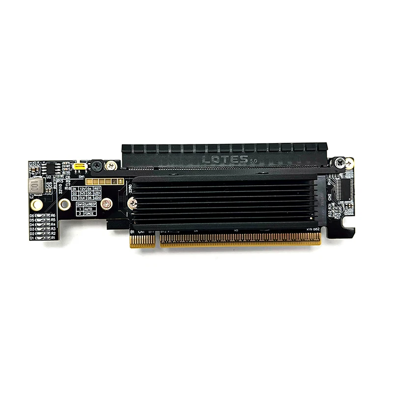 PCIE 5.0 x16 auf x8x4x4 NVMe SSD-Erweiterungs-Split-Karte unterstützt Gen5 256 Gbit/s + 128 Gbit/s + 128 Gbit/s – Detail 19
