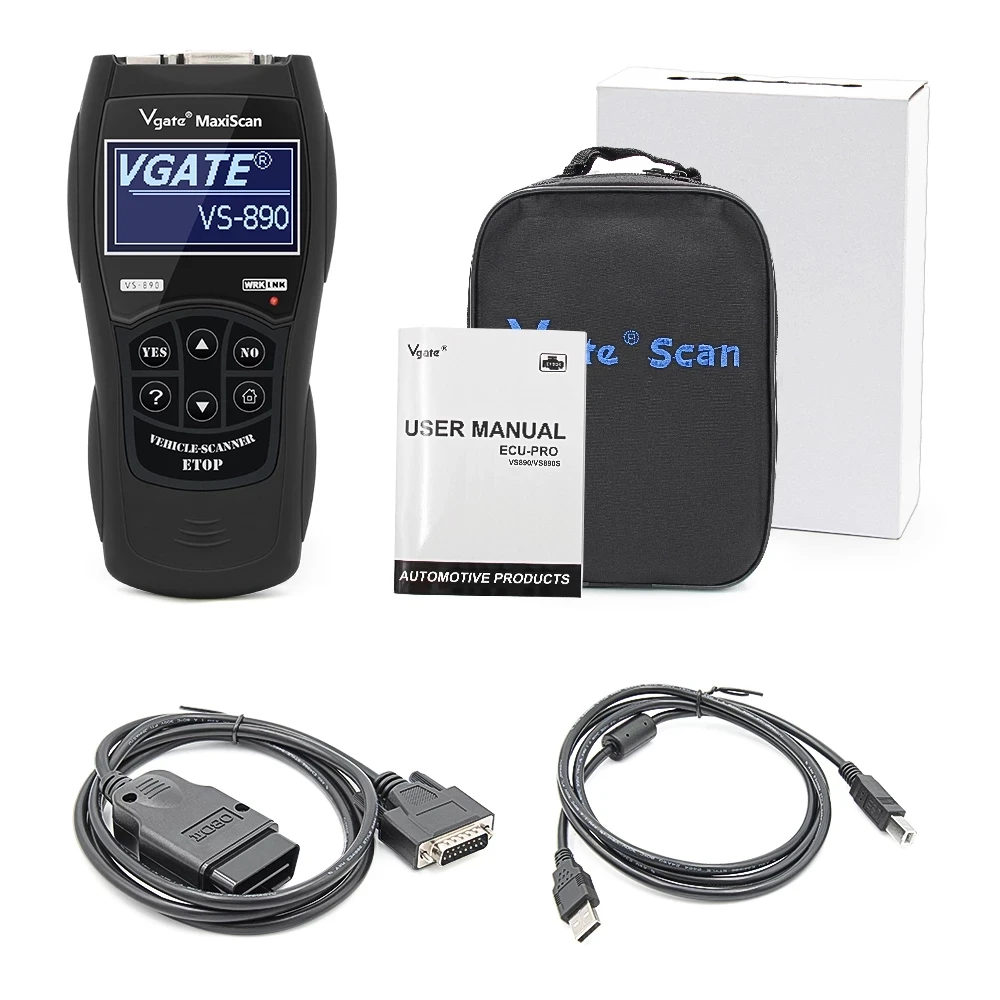 2024 Newest Maxiscan Vgate VS890S OBD2 Diagnostic Scanner VS890 Vgate SCAN  Tool VS 890 CAN-BUS Multi-Languages Car Code Reader - AliExpress