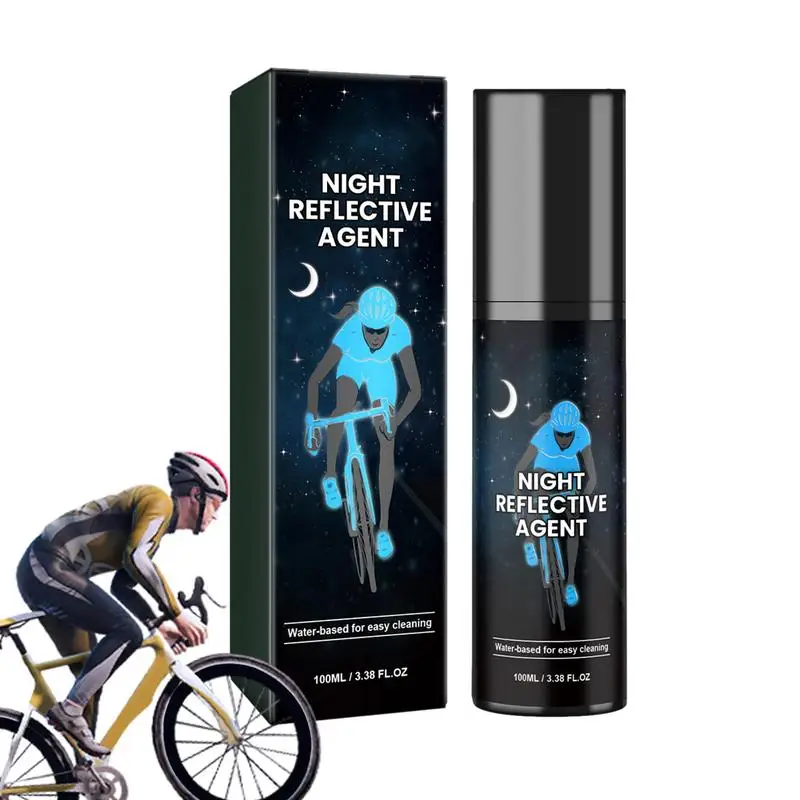 Night Spray Paint 100ml Glowing In The Dark Spray Paint For Bicycle Long Lasting Reflective Glow For Clothes Bicycles