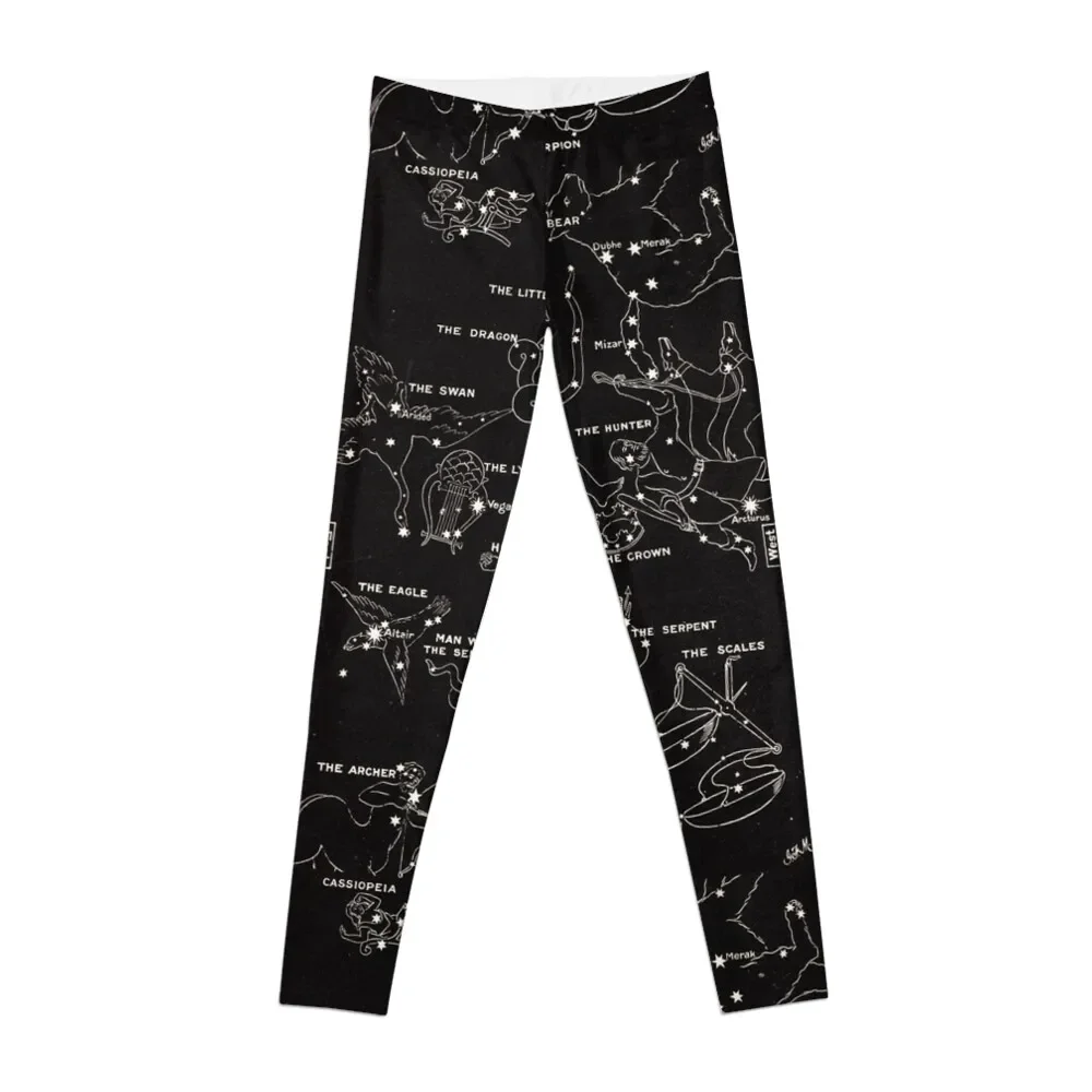 

1920's Constellation Map Leggings Fitness woman Women's push up for physical Womens Leggings
