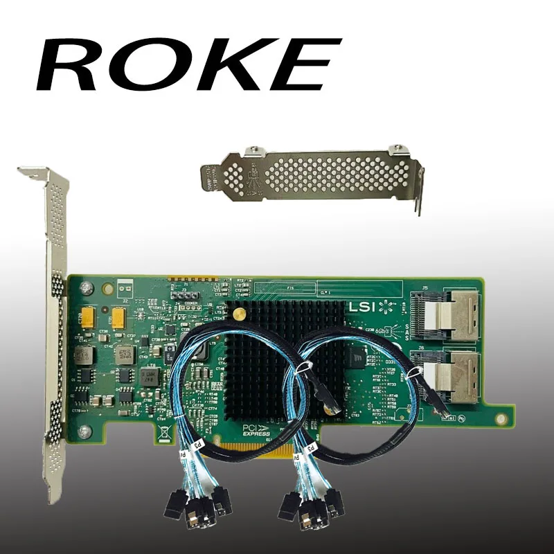 Sata Pcie Card LSI 9207-8i 6Gbs SAS PCI-E 3.0 HBA FW: P20 IT Mode For ZFS FreeNAS UnRAID US Hba Card - Foto 4