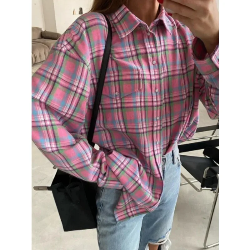 Pink and green