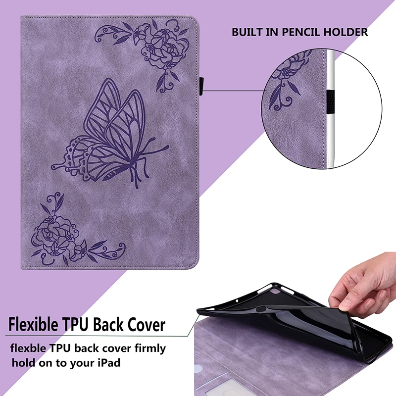 Premium PU Leather Stand Cover for Tablets - Stylish and Durable Protection in Multiple Sizes