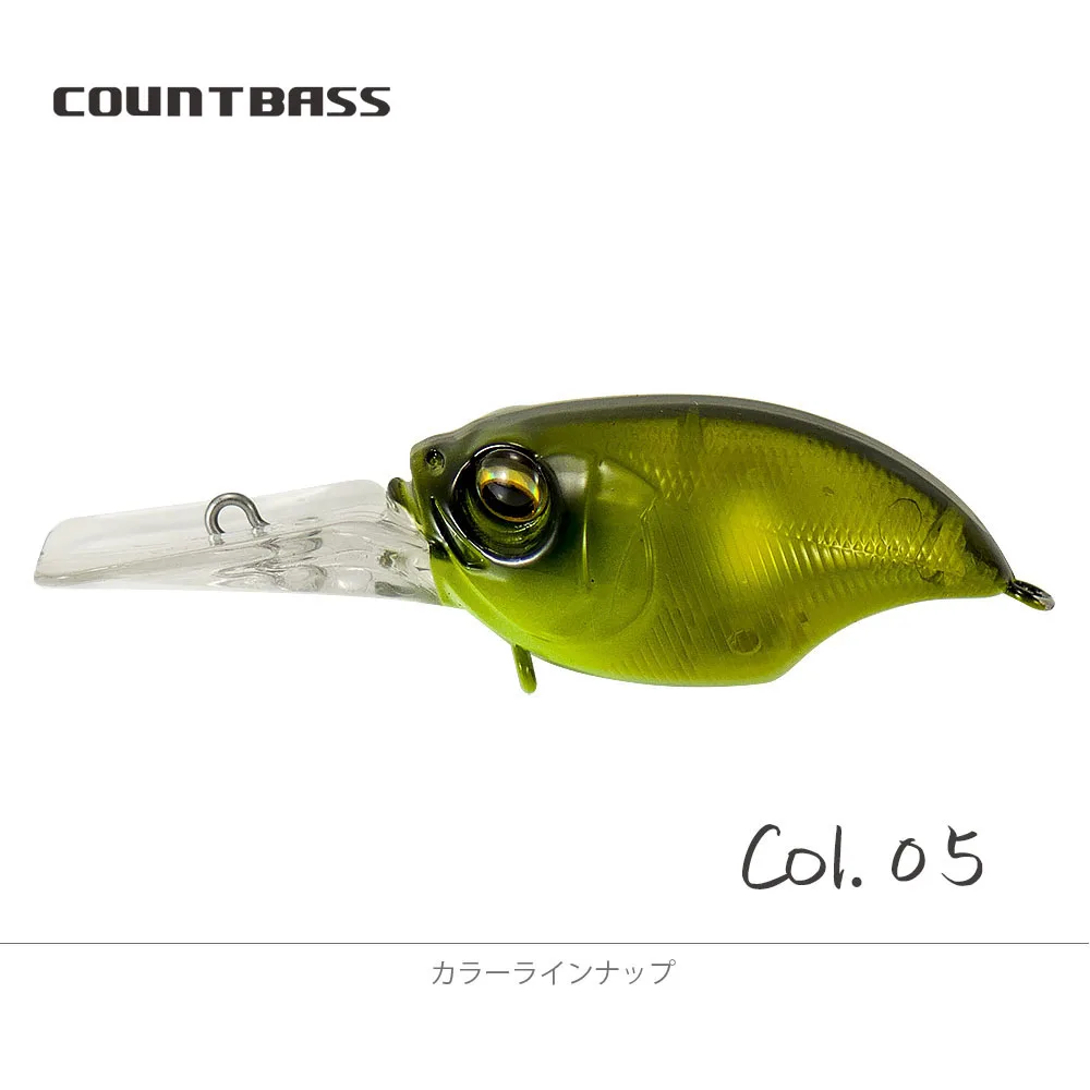 COUNTBASS 38 mm 43 mm 48 mm Kurbelköder Hartplastik Fischwobbler Forellenbarsch Anglerköder – Detail 29