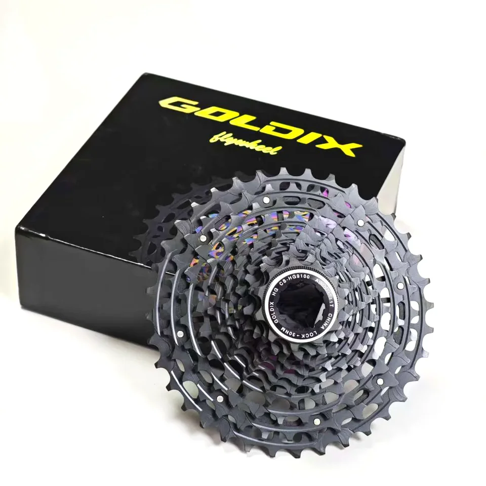 GOLDIX 互換 11-12 スピードカセット、オールスチール超軽量自転車