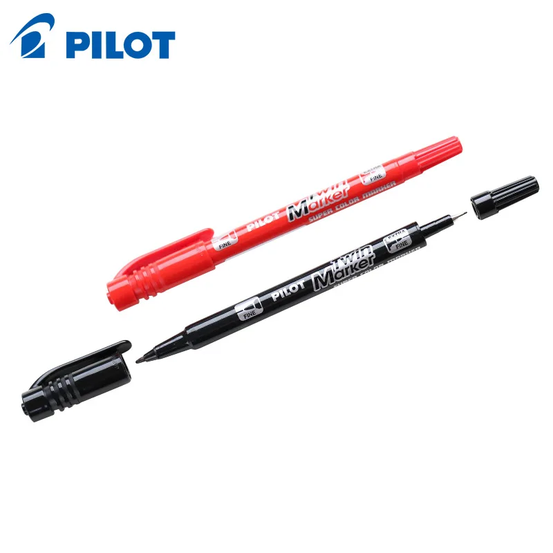 Dual-Tip Oil-Based Permanent Marker Pen - Quick-Drying, Waterproof & Smudge-Proof