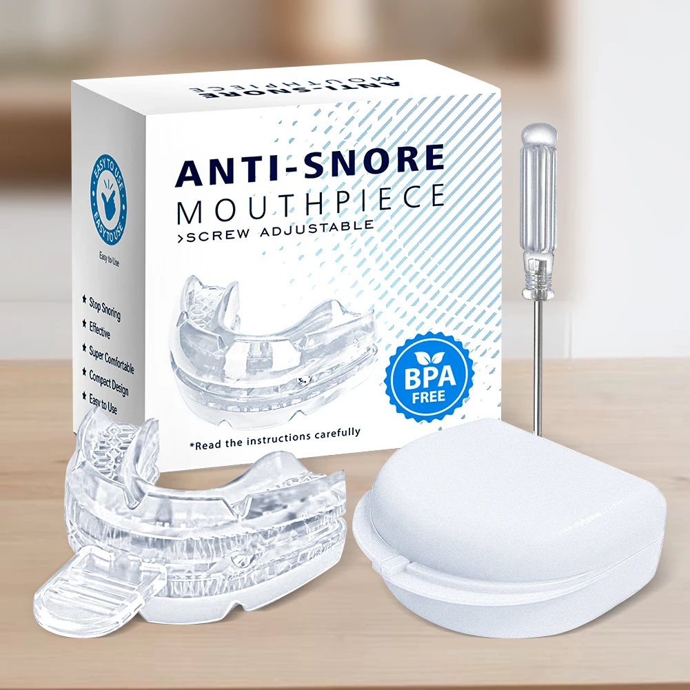 Anti Snoring Mouth Guard Improve Sleeping Adjustable Snoring Mouth Guard Anti-Apnea Teeth Bruxism Stop Snoring Device Mouthpiece 6