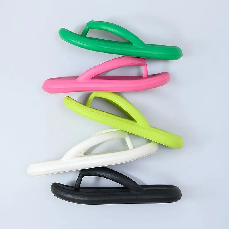 2024 New Summer Candy Colors Flip Flops Beach Soft Sole