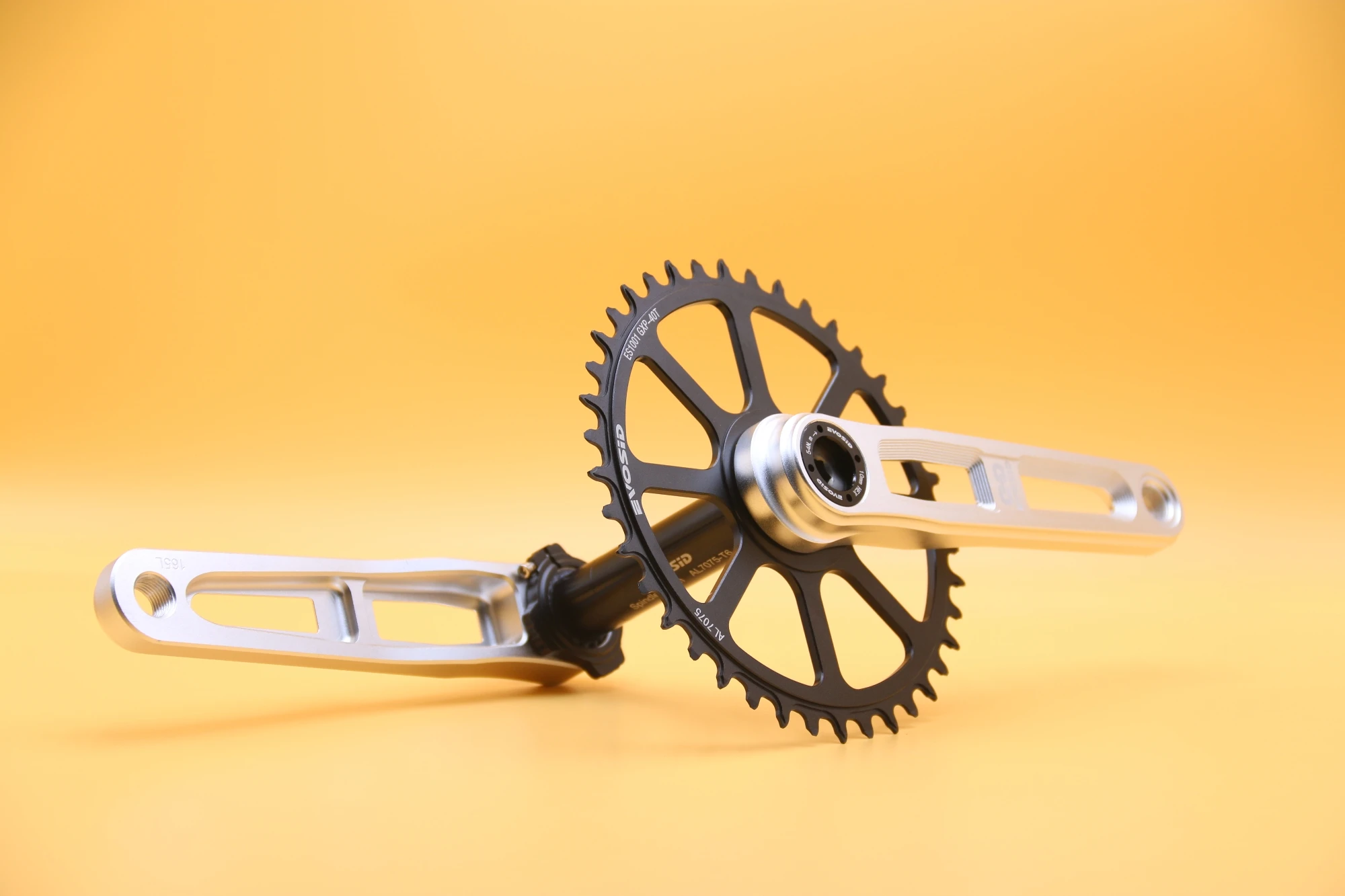 EVOSID 160/165/170mm Rennrad Kurbelgarnitur Ultraleicht SR 3 Nägel Direktmontage CNC Hollow Tech Kurbel 24mm Achse mit Halterung – Detail 17