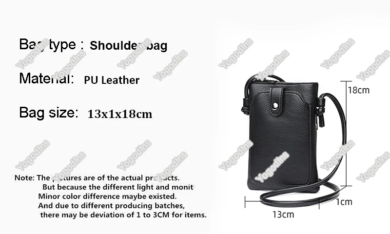 PU Leather Solid Color Women's Diagonal Cross Bag Image 2