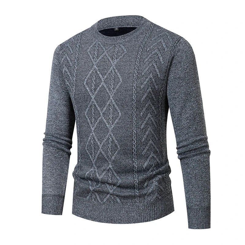 

New Autumn Winter Men Sweater Pullover Fashion Slim O Neck Casual Knitting Pullovers Mens Knitwear Warm Sweaters Knitted Tops