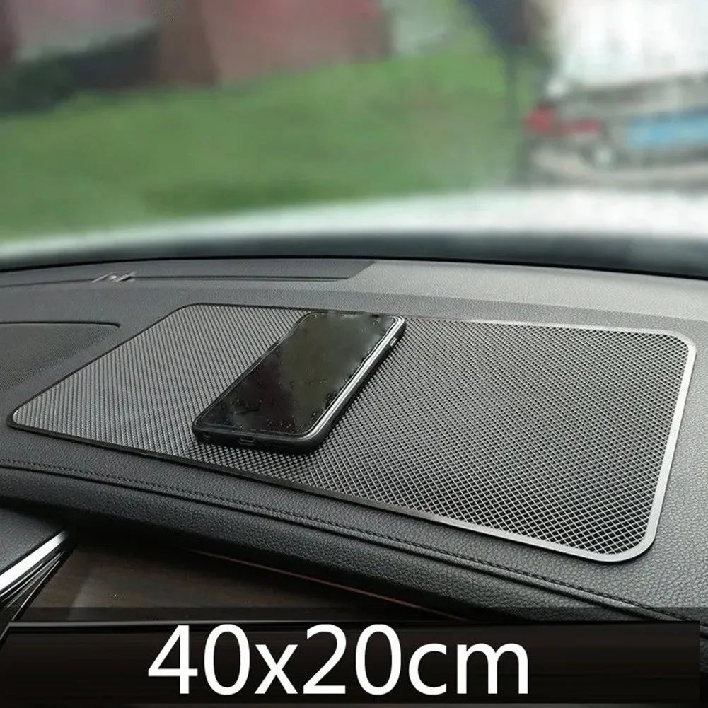1PCS Black Rubber Skid Pad Anti-Skid Slip Proof Grip Mat For GPS Cell Phone Car Dashboard Holder Pad40x20CM/13x7cm Dash Mat/pad car non slip mat,non slip mat,car dashboard mat,non slip dash mat