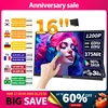 HGFRTEE 16inch Touch Portable Monitor 16:10 96%sRGB 350Cd/m² Second Screen For Laptop With Holder Stand Type-C HDMI-Compatible 1