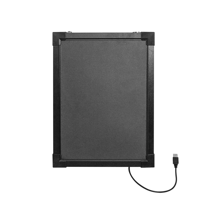 SB-드로잉 사인 보드 30X40cm 지울 수있는 쓰기 메시지 드로잉 사인 보드 마커 목재 브래킷 홈 미국 플러그