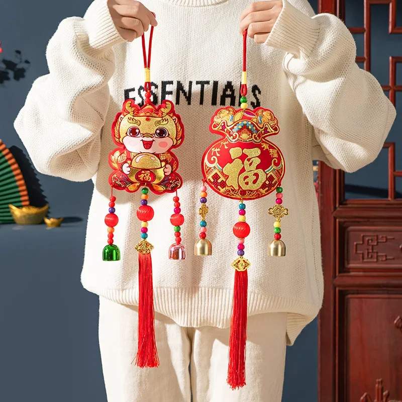 New Year Decoration Items Chinese Traditional Chinese New Year Hanging Strings Bell Hanging Decoration Spring Festival Lanterns 6