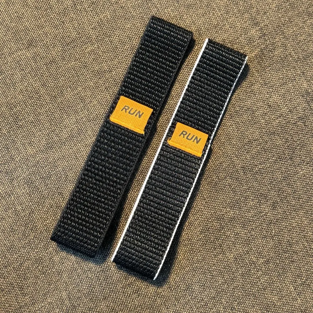 Breathable Nylon Loop Watch Strap - Metal-Free Hook & Loop Sport Band, Lightweight and Comfortable