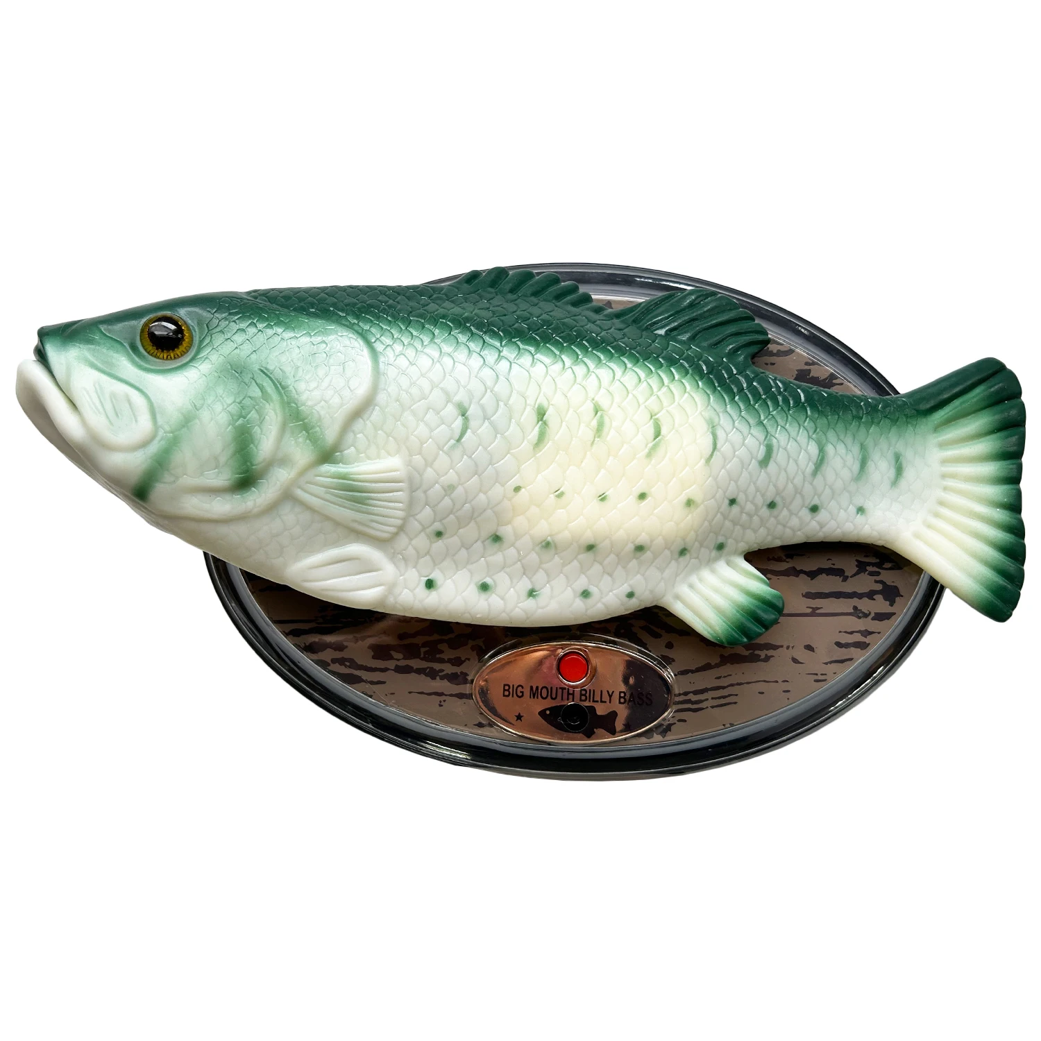 2 Figuras De Lubina De Plástico Realistas | Verde Y Azul Para Decoración O Juego Educativo