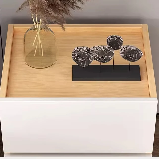 Ultra-Narrow 30cm 40cm Wide Bedside Cabinet Minimalist Installation-Free Small and Compact Home Furniture Design