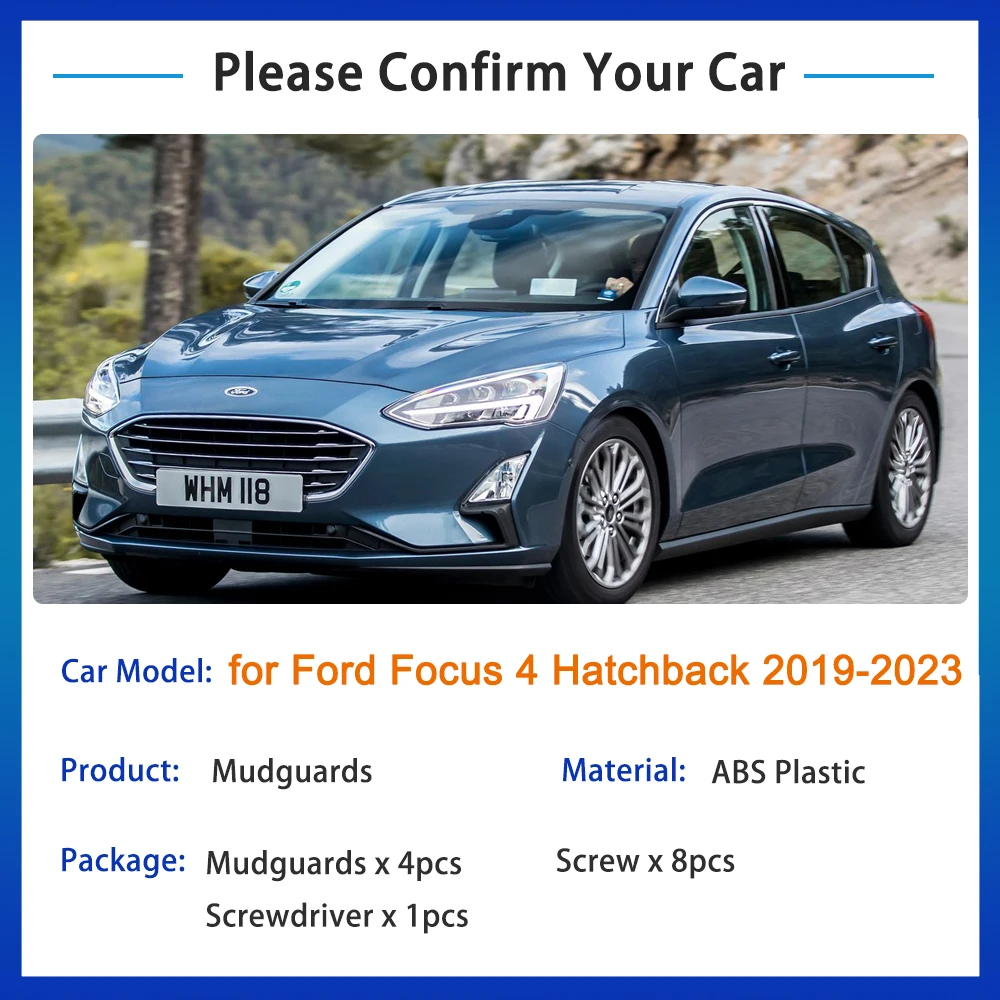 Für Ford Focus Hatchback 2019 2020 2021 2022 2023 Schmutzfänger