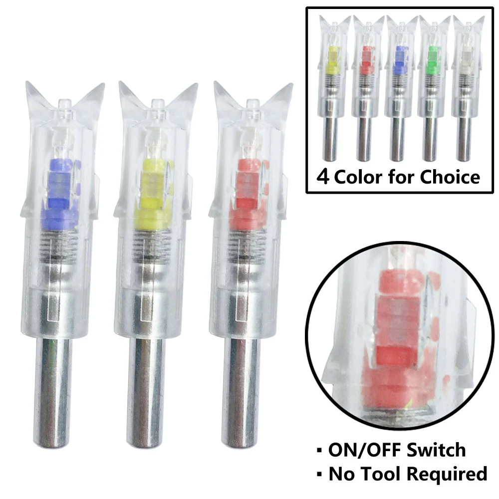 Cocche LED Per Balestra ACCMOS - Dardi Illuminati Verde Per Caccia E Tiro - Foto 3